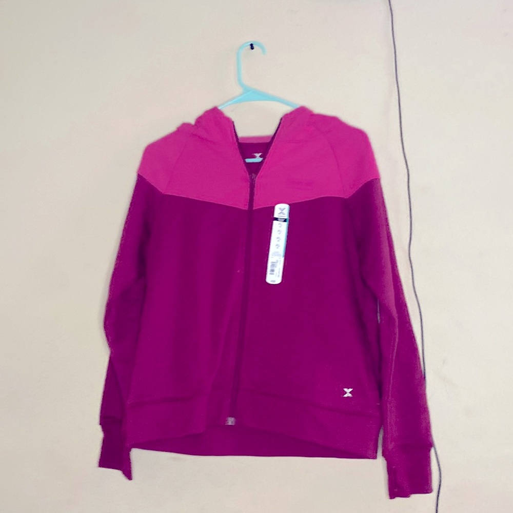 JCPenney jacket pink and dark pink size girls XL 16